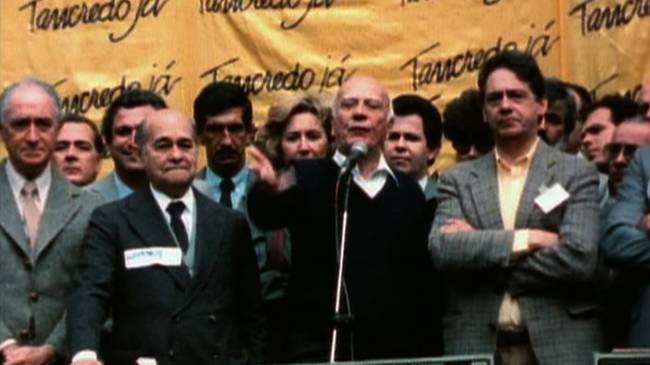 Tancredo Neves no documentário “Tancredo, A Travessia”, de Silvio Tendler. -