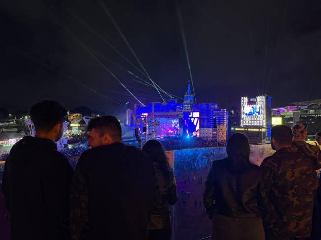 Varanda da área Vip do The Town 2025