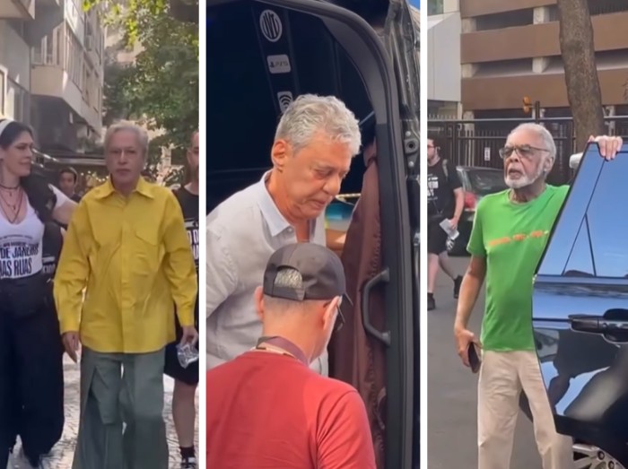 Como Chico Buarque, Caetano e Gil chegaram ao ato musical em Copacabana