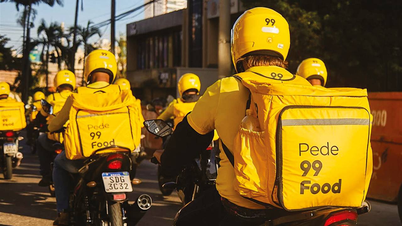 Entregadores da 99Food: o aluguel de bikes elétricas ficará mais barato