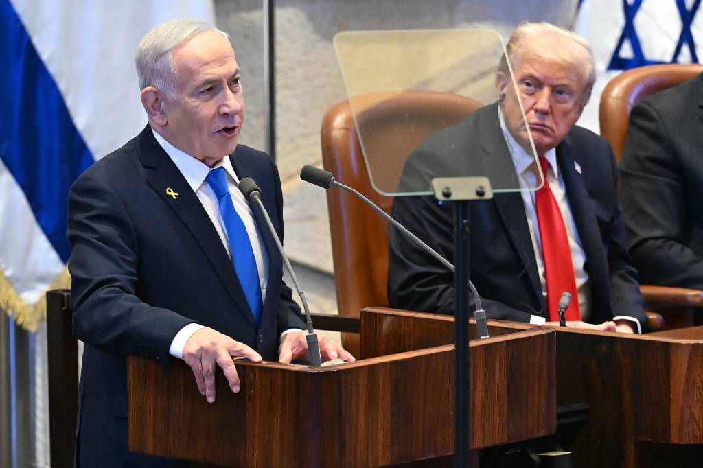 Em discurso, Netanyahu diz que está ‘comprometido com paz’ e chama Trump de ‘maior amigo’
