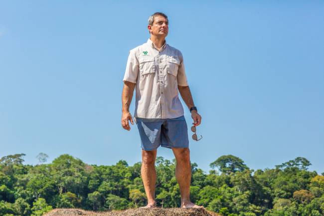 Murilo Granemann, diretor da Manoa: manejo de baixo impacto e crédito de carbono permitem exploração responsável da floresta Murilo Granemann, diretor da Manoa: manejo de baixo impacto e crédito de carbono permitem exploração responsável da floresta