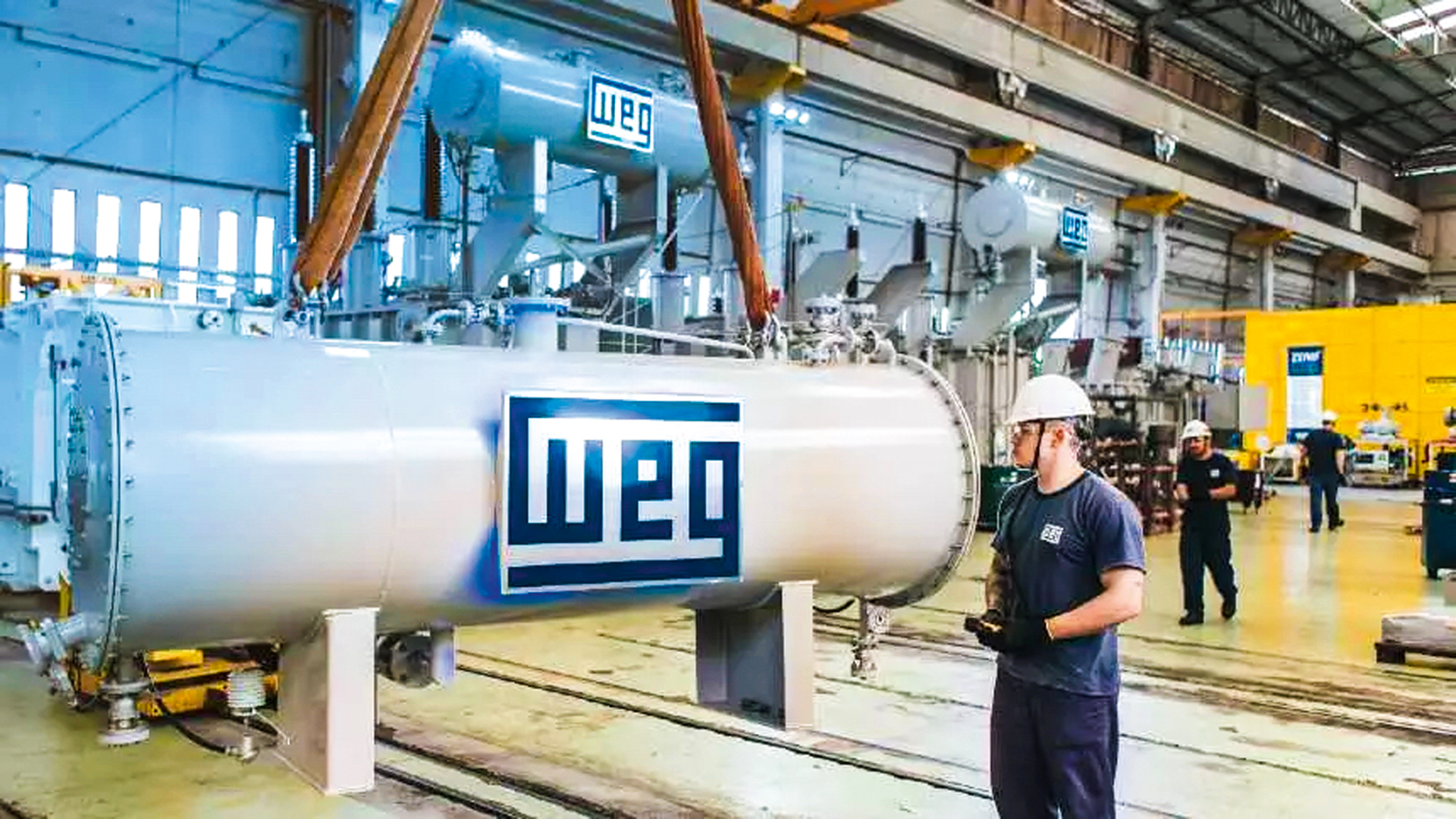 LINHA-PRODUÇAO-WEG.jpg TECNOLOGIA - WEG: produtos de última geração impulsionam faturamento