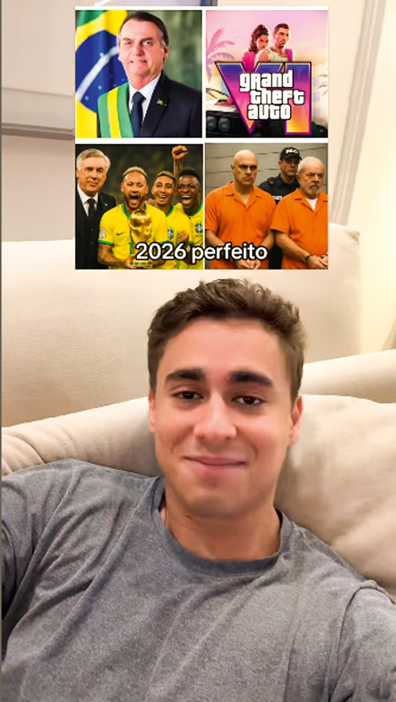 ESPECIALISTA -&ensp;Nikolas: publica&ccedil;&atilde;o teve mais de 300 milh&otilde;es de acessos