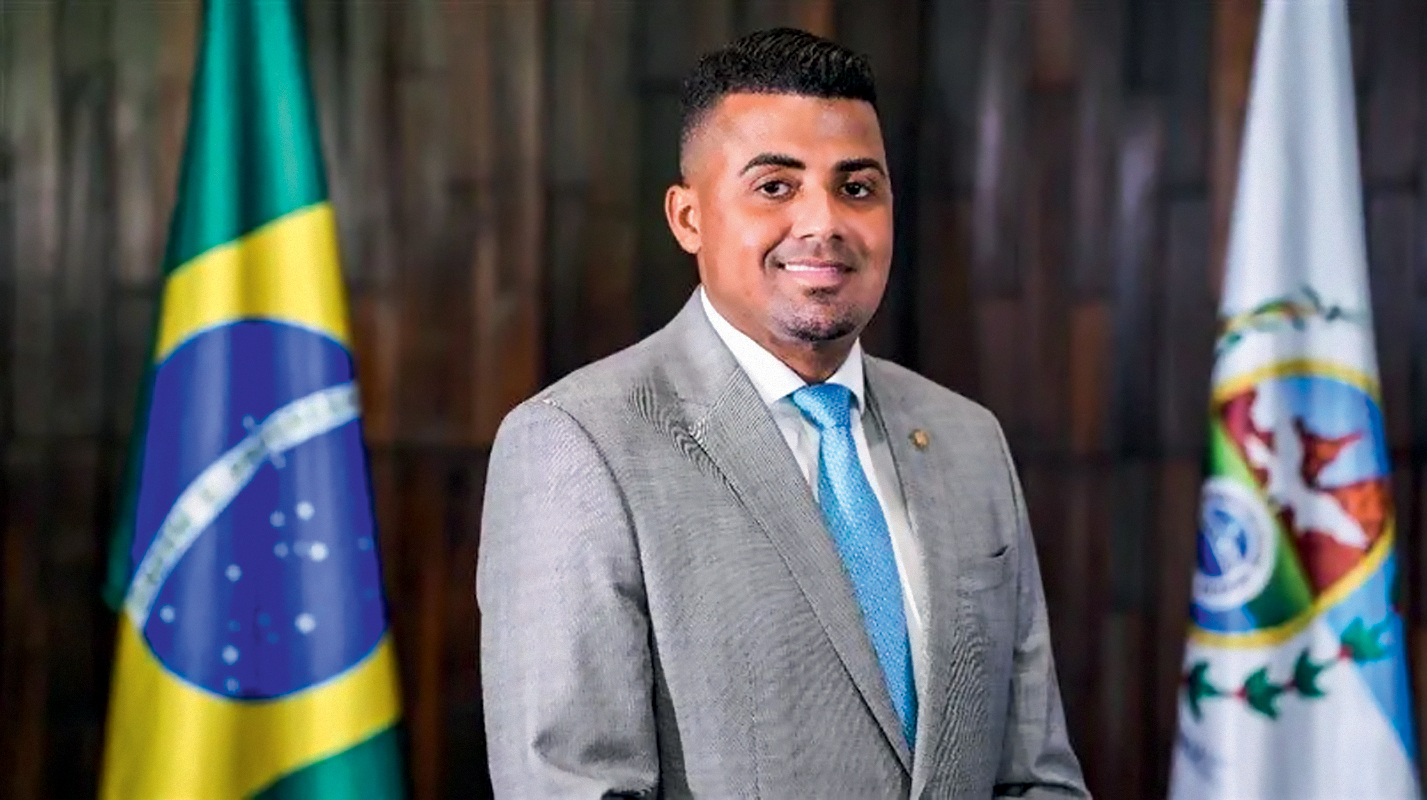 Deputado Estadual RJ – Thiego SantosCredito: ALERJ OUSADIA - TH Joias: o ex-deputado teria comprado bloqueadores de sinal