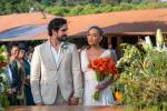 Raquel (Taís Araujo) e Ivan (Renato Góes) se casam em Vale Tudo