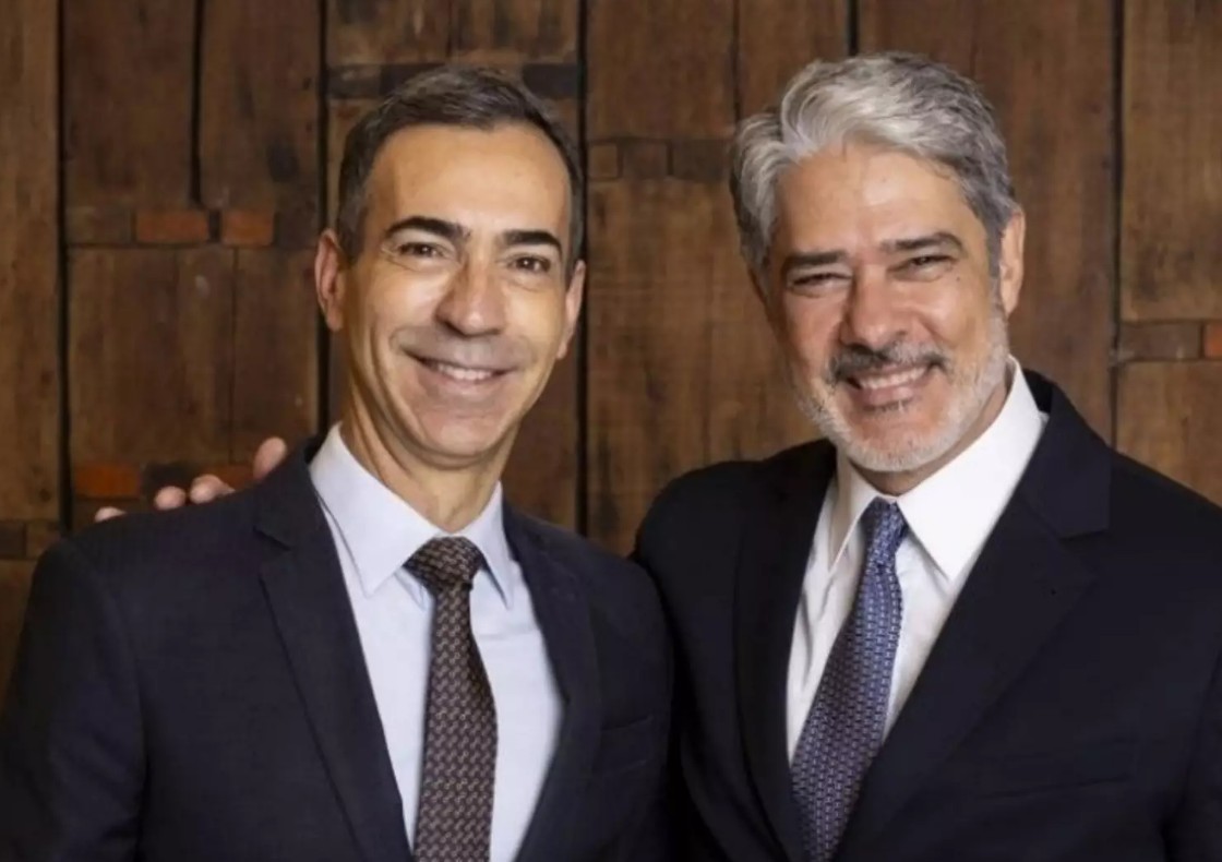 César Tralli e William Bonner