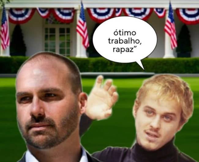 Post de Guilherme Fontes provoca Eduardo Bolsonaro