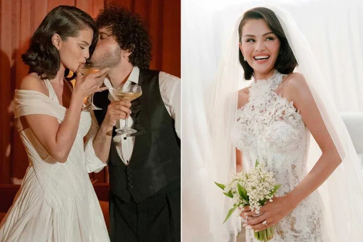 Selena Gomez: feliz para sempre com seus dois vestidos Ralph Lauren, aliança milionária e joias Tiffany