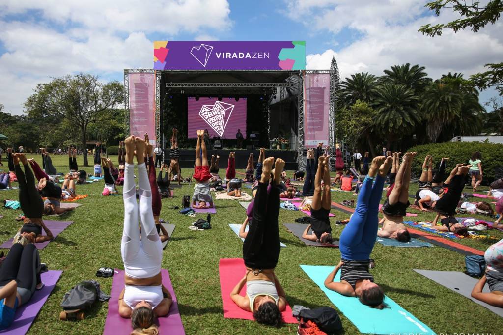 Festival gratuito Virada Zen leva ioga, shows e meditação a parques de São Paulo