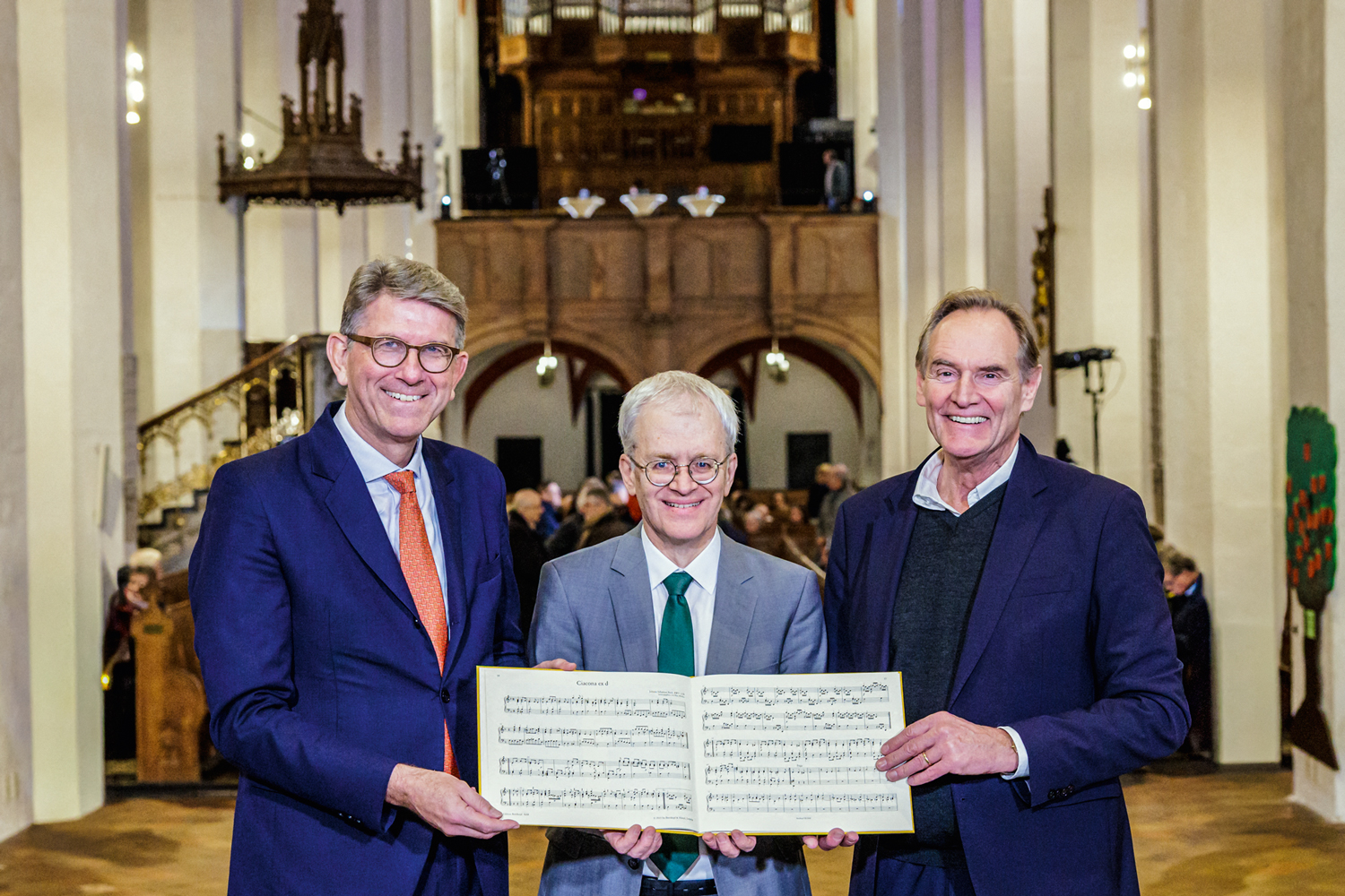 ORGULHO - Wollny (ao centro) no concerto: peças de qualidade excepcional