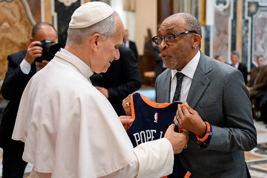 O papa e Spike Lee