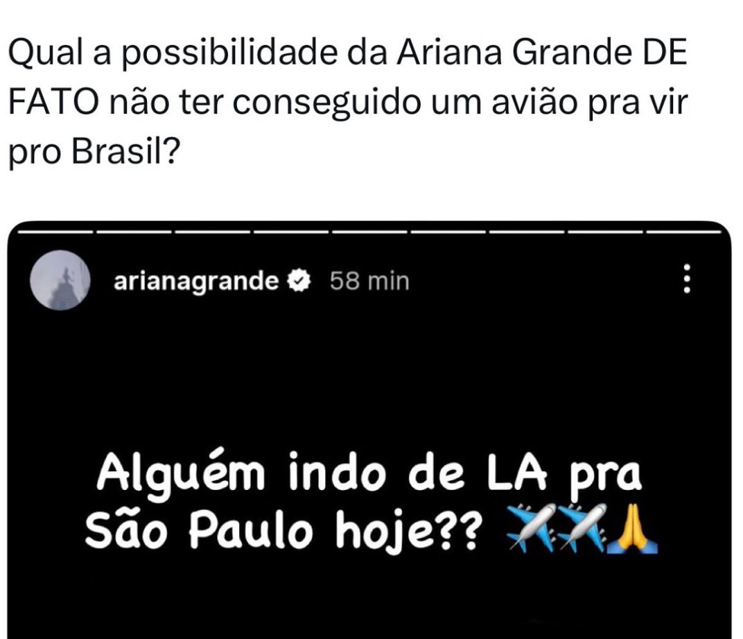 Meme sobre a cantora não vir porque não quis