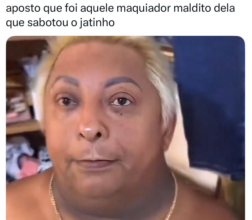 Meme sobre maquiador xenofóbico da cantora