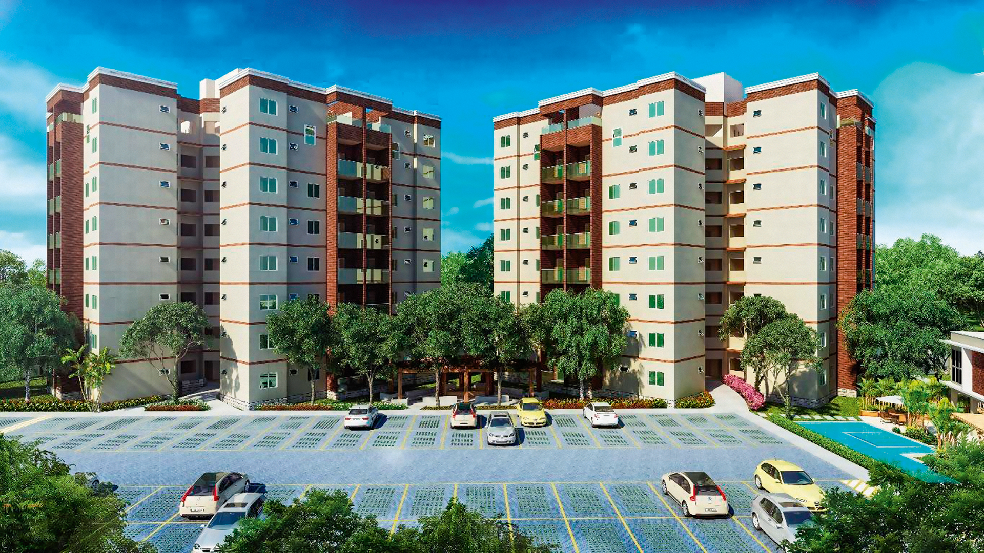 Prédios recém-construídos no município: ampla área para expansão tem atraído moradores de outras localidades