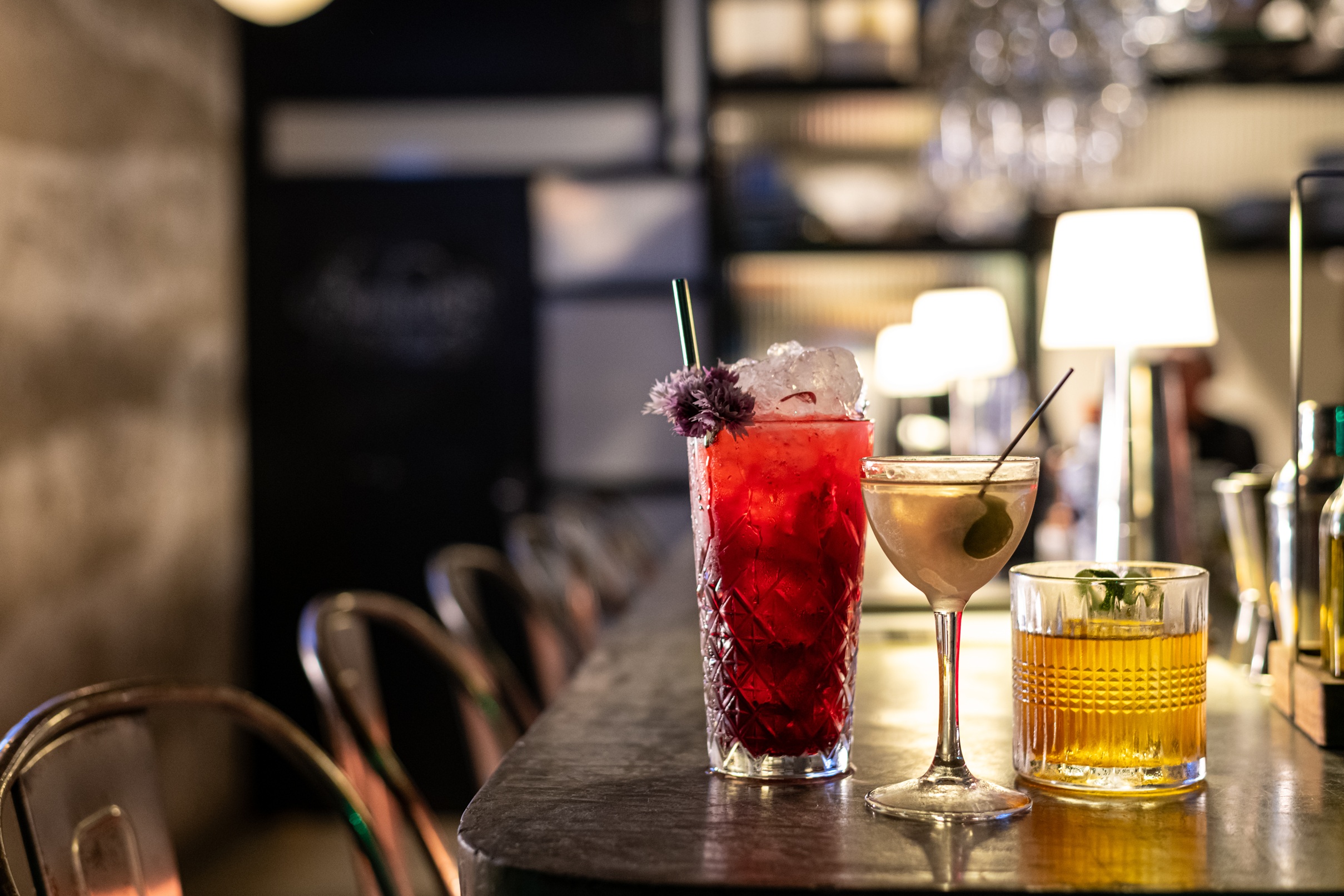 Telmo Ximenes Fotografia Traçado Bar: dry martini, rabo de galo e dona flor são três opções da carta