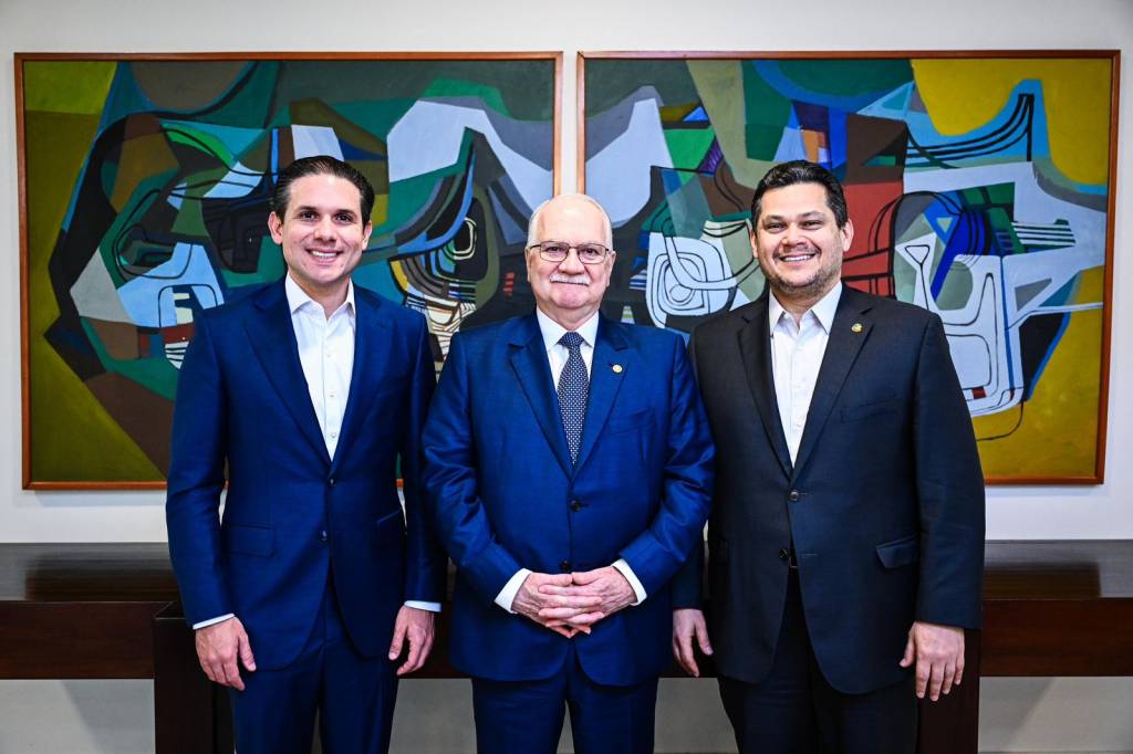 Alcolumbre, Motta e Fachin se encontram para tratar de propostas em tramitação no Congresso