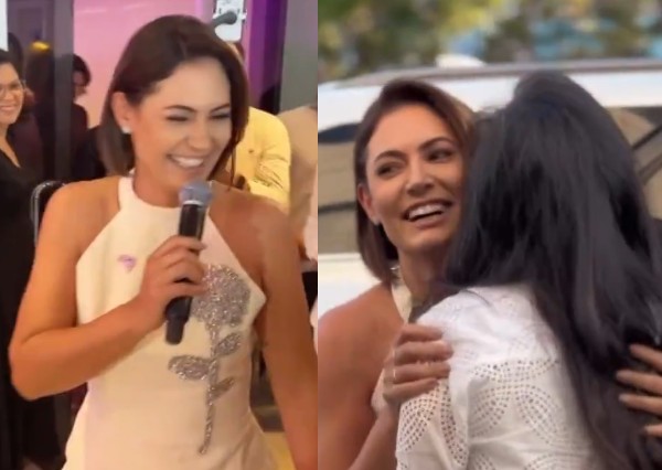 Michelle Bolsonaro em evento no Ceará