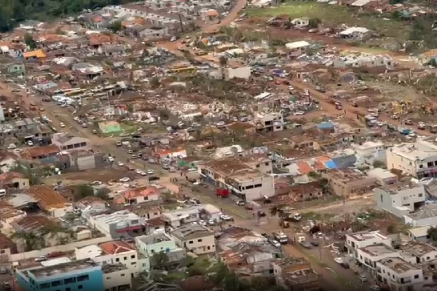 Em uma noite, Paraná foi atingido por três tornados de até 330 km/h