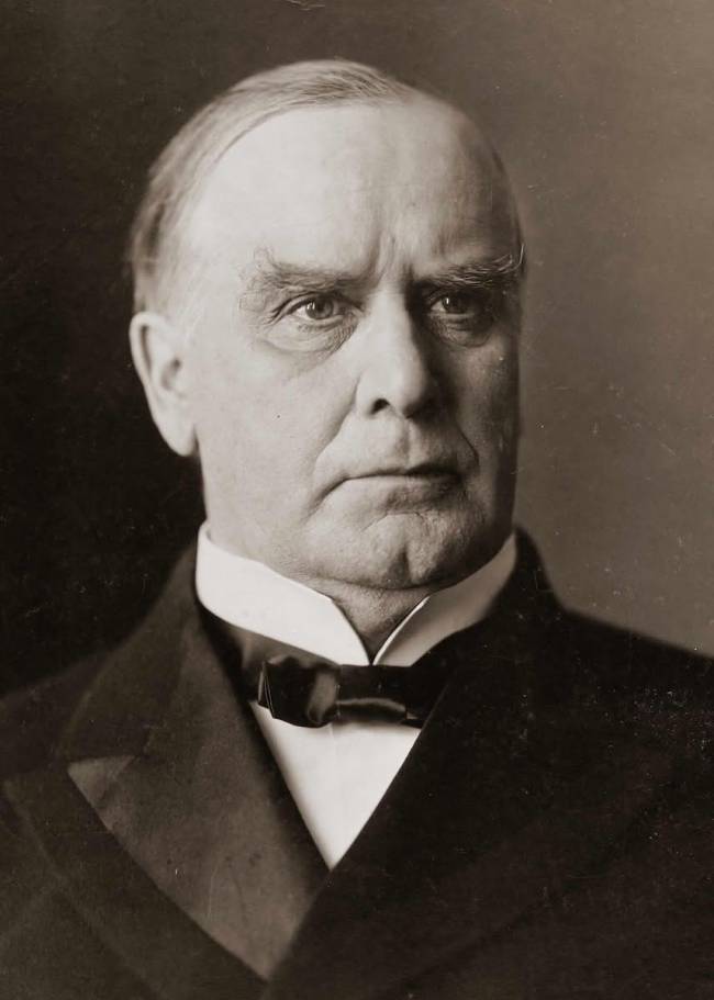 William McKinley, 15º presidente dos Estados Unidos