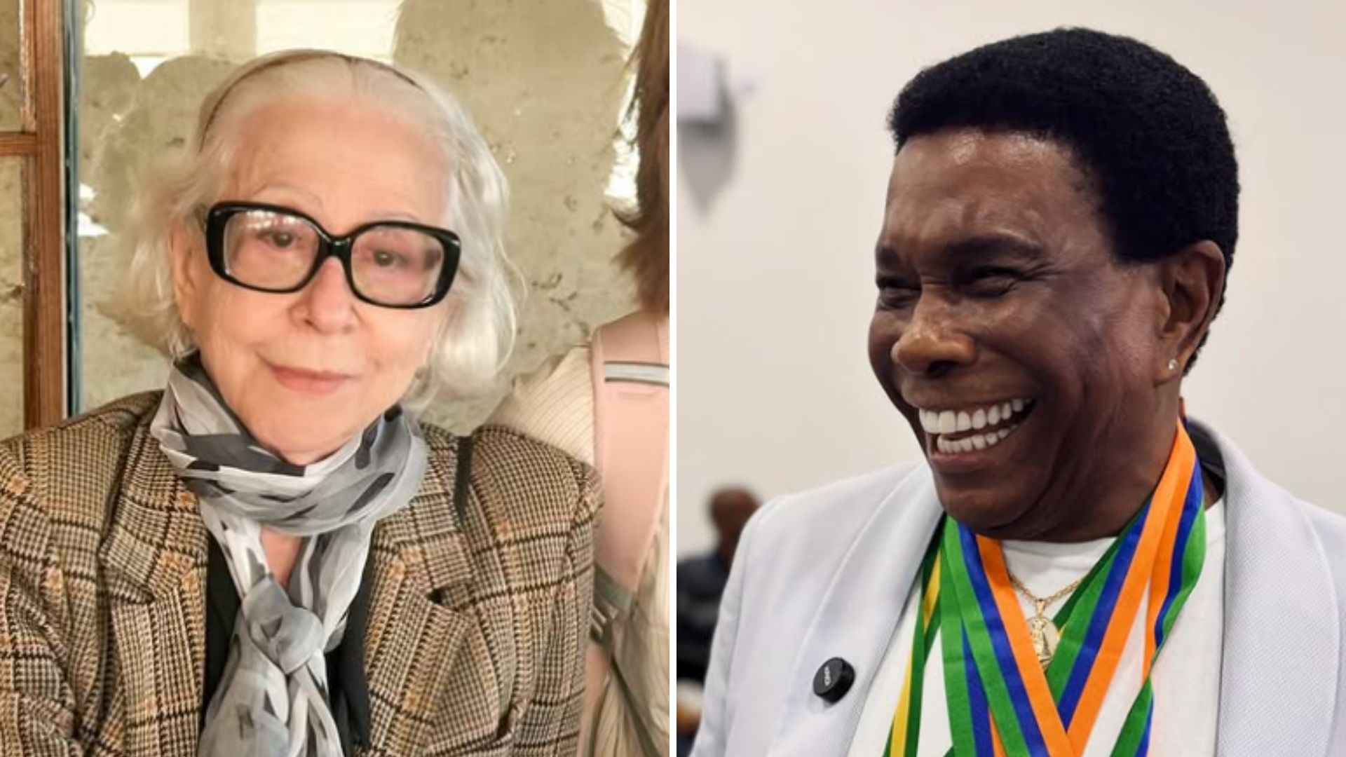 Fernanda Montenegro e Neguinho da Beija-Flor