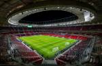 A general view of Ahmad bin Ali Stadium before the AFC Champions League elite west football match between Qatar's Al Rayyan SC and Saudi Arabia's Al Ahli SFC in Al Rayyan, Qatar, on October 21, 2024 (Photo by Noushad Thekkayil/NurPhoto via Getty Images).