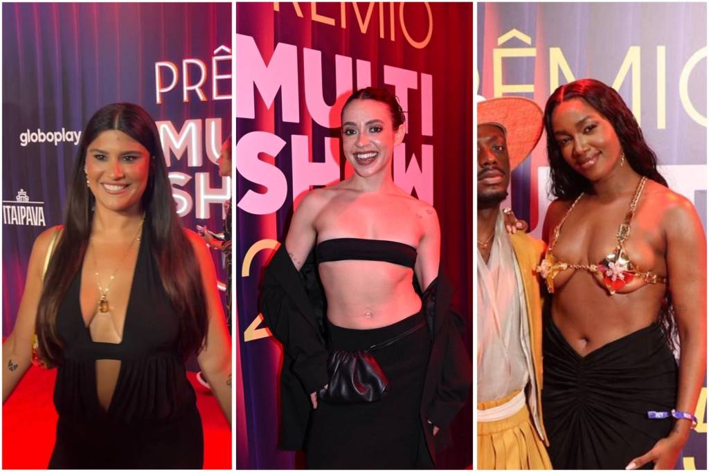 Alta temperatura: os decotes ousados do Prêmio Multishow