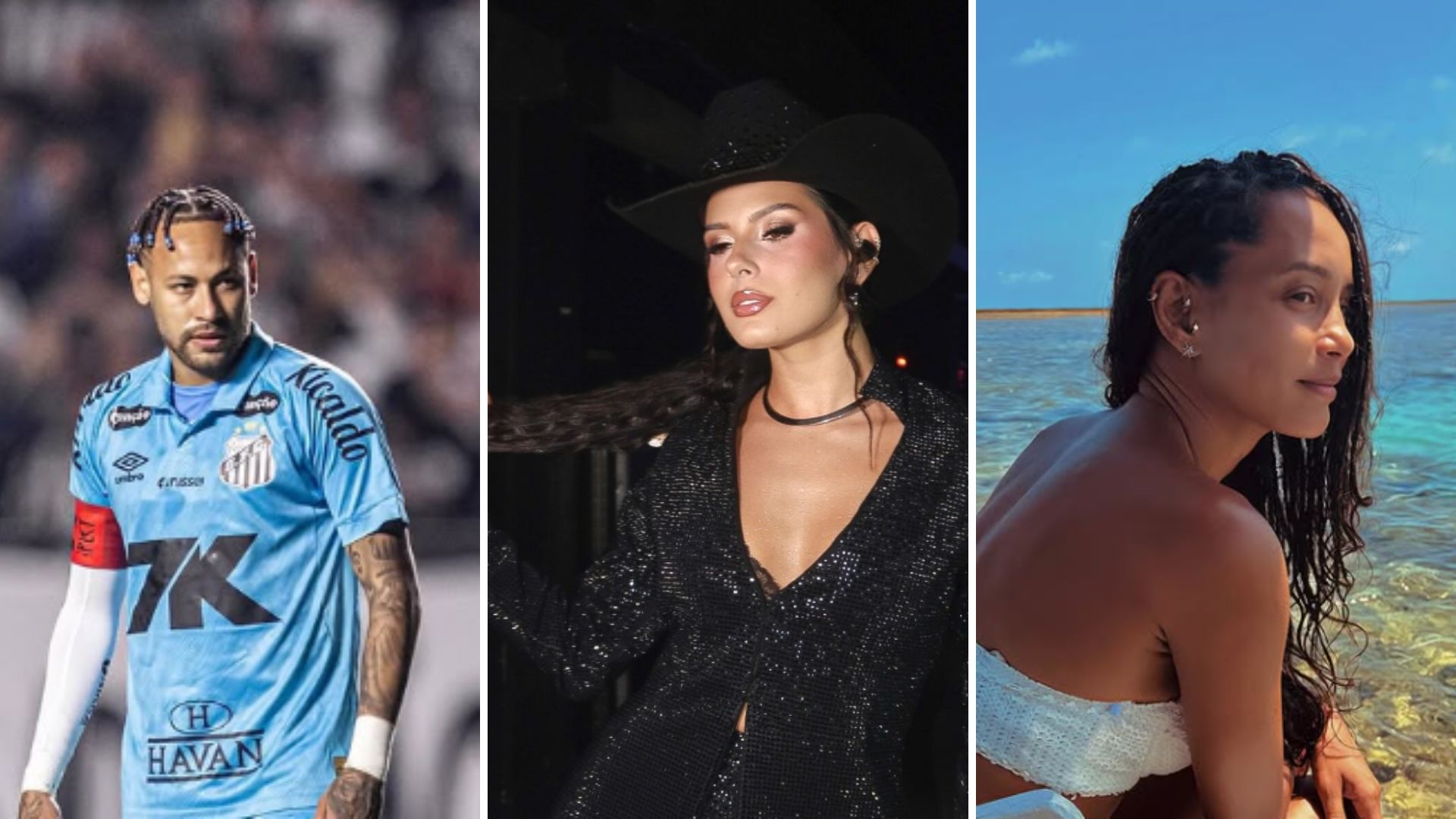 Neymar, Ana Castela e Taís Araujo