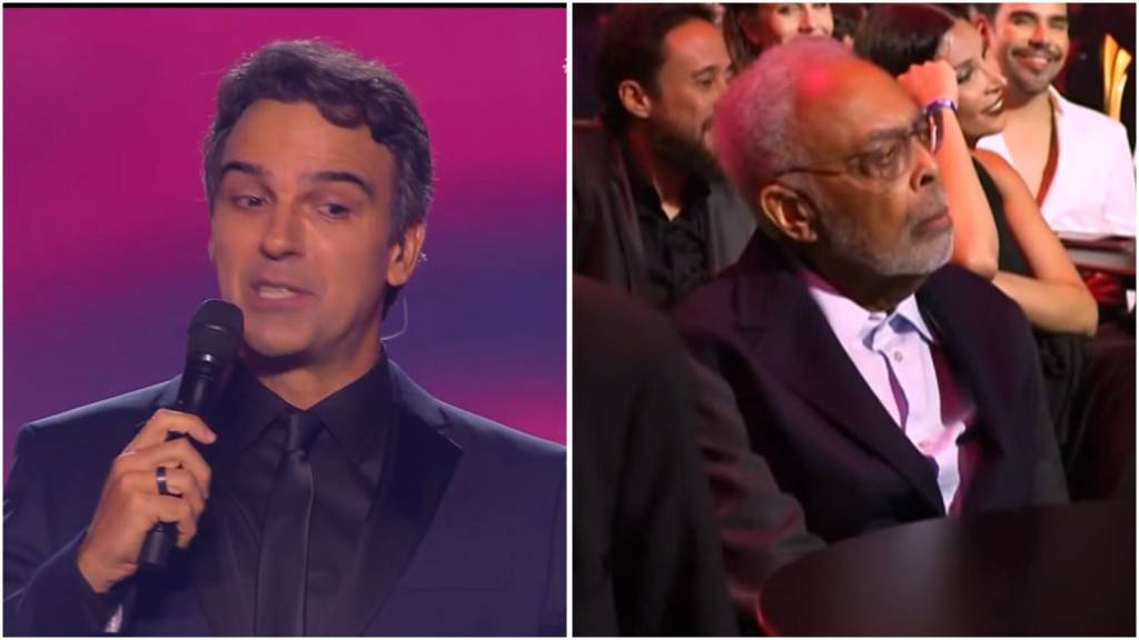 Gilberto Gil vira meme após fala de Tadeu Schmidt no Prêmio Multishow