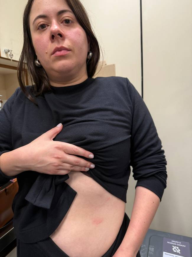 Sâmia foi uma das parlamentares do Psol agredida pela polícia legislativa da Câmara