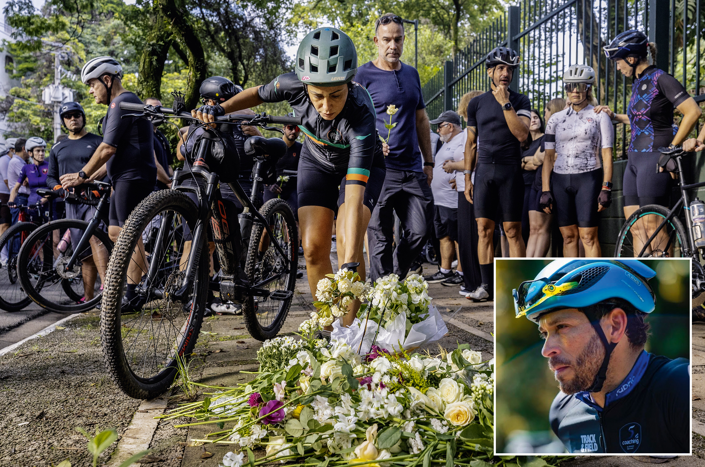 DOR -&ensp;Ciclistas homenageiam Vitor Medrado, em 2025: ele foi morto por ladr&otilde;es com longo hist&oacute;rico criminal