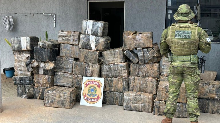 Operação apreende 1,4 tonelada de maconha no Paraná