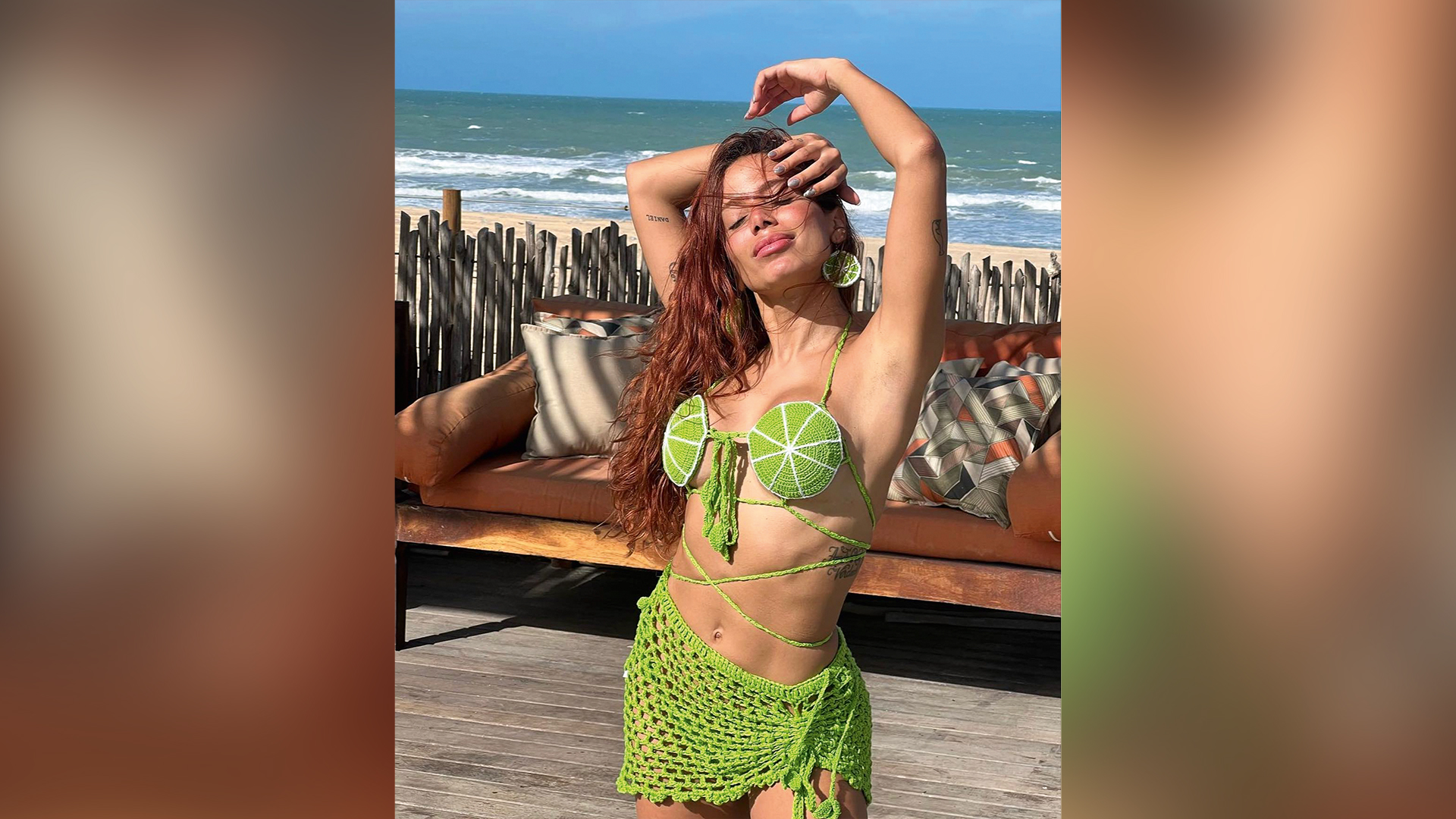 SEMPRE LIGADA - A cantora Anitta: modelo inspirado na cultura nordestina