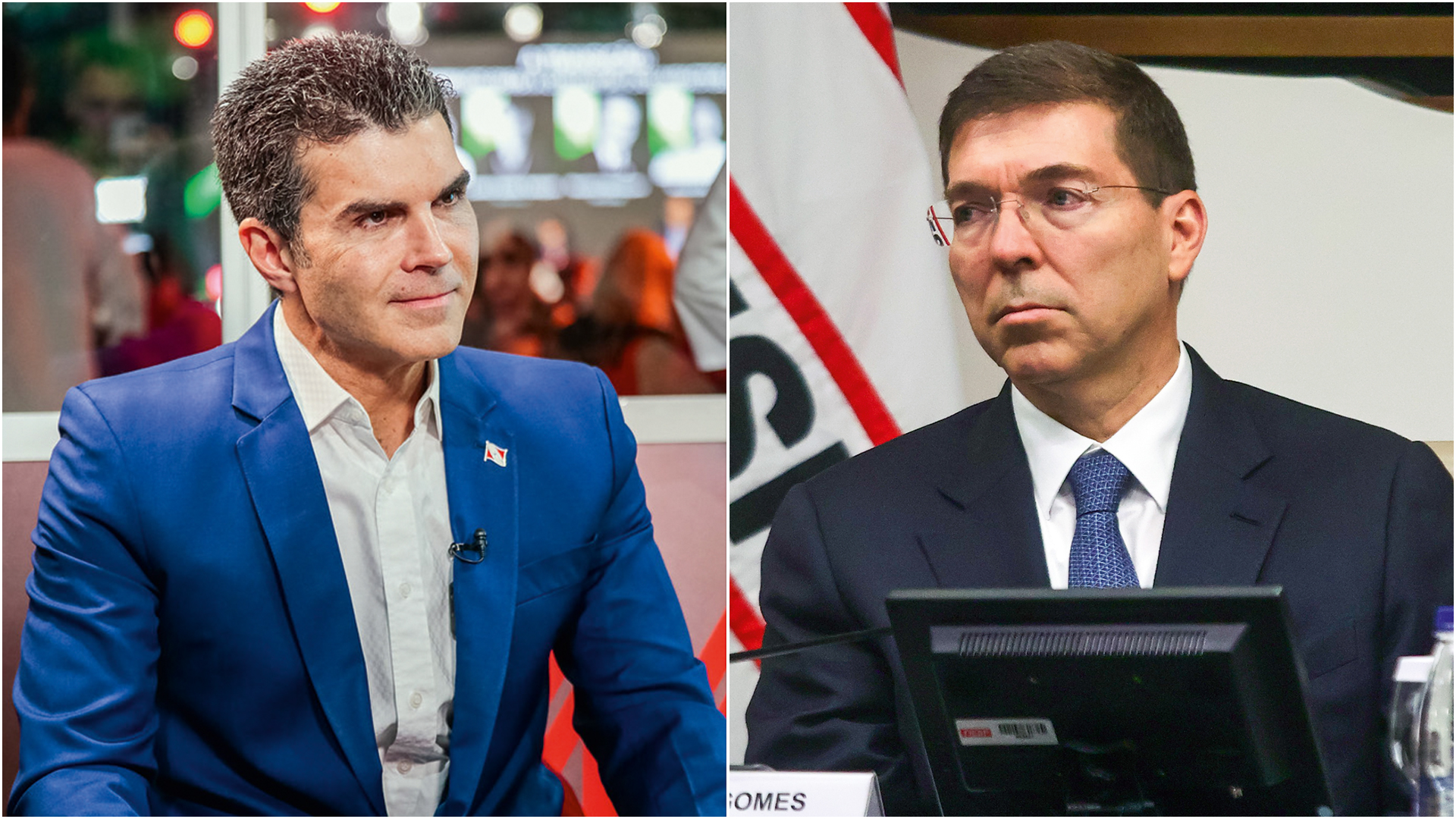 PLANO B -&ensp;Helder Barbalho e Josu&eacute; Alencar: o governador e o empres&aacute;rio foram listados como op&ccedil;&atilde;o a depender da estrat&eacute;gia e das necessidades