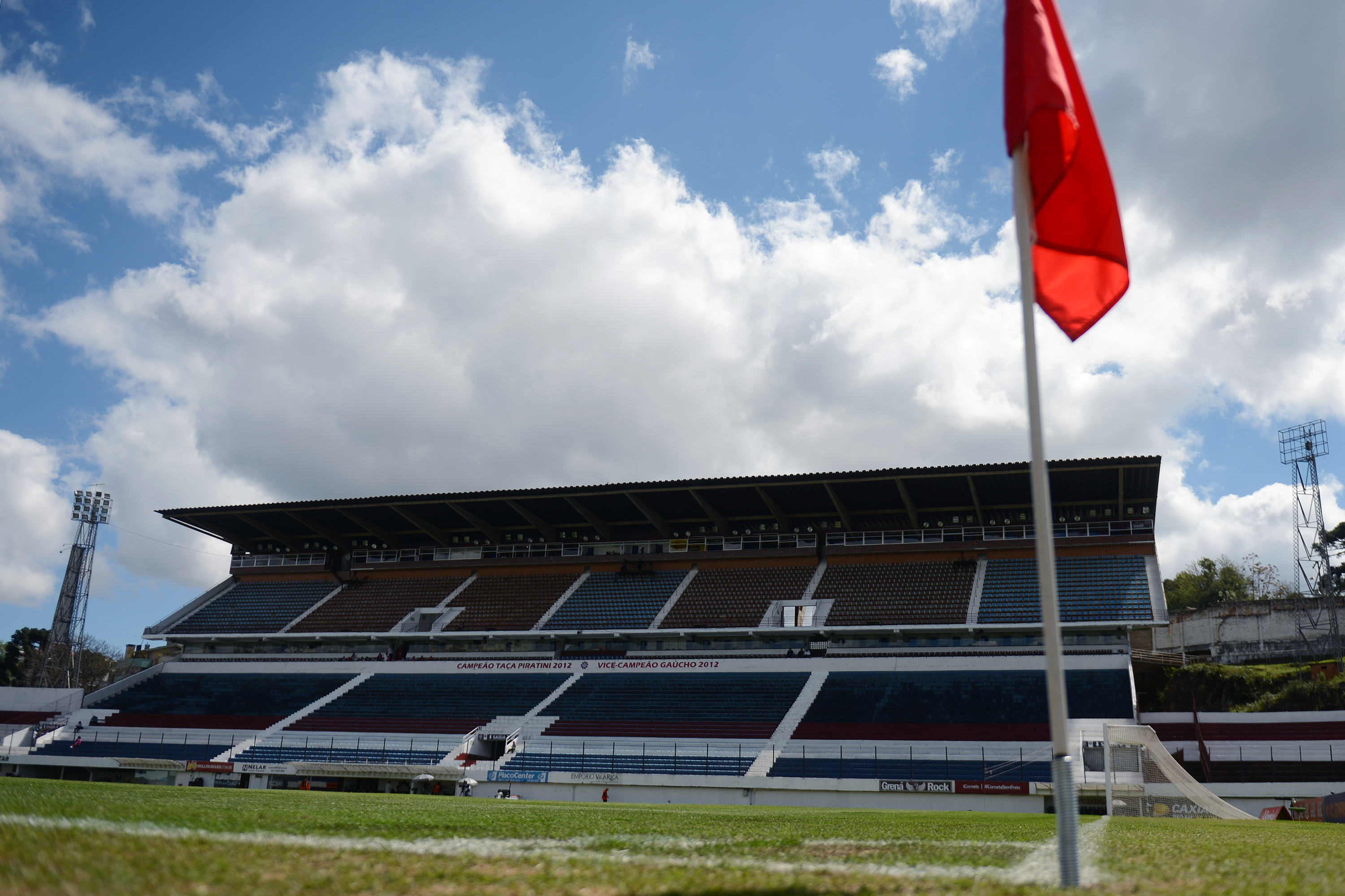 CAXIAS DO SUL, BRAZIL - OCTOBER 06: Photo Centenario stadium before the match betwenn Internacional and Fluminense for the Brazilian Series A 2013 on October 06, 2013 in Caxias do Sul, Brazil. (Photo by Edu Andrade/Getty Images)