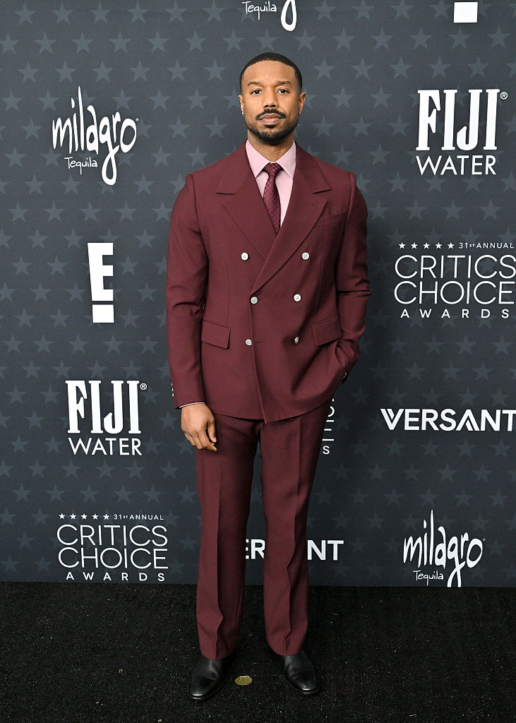 Michael B. Jordan veste Louis Vuitton