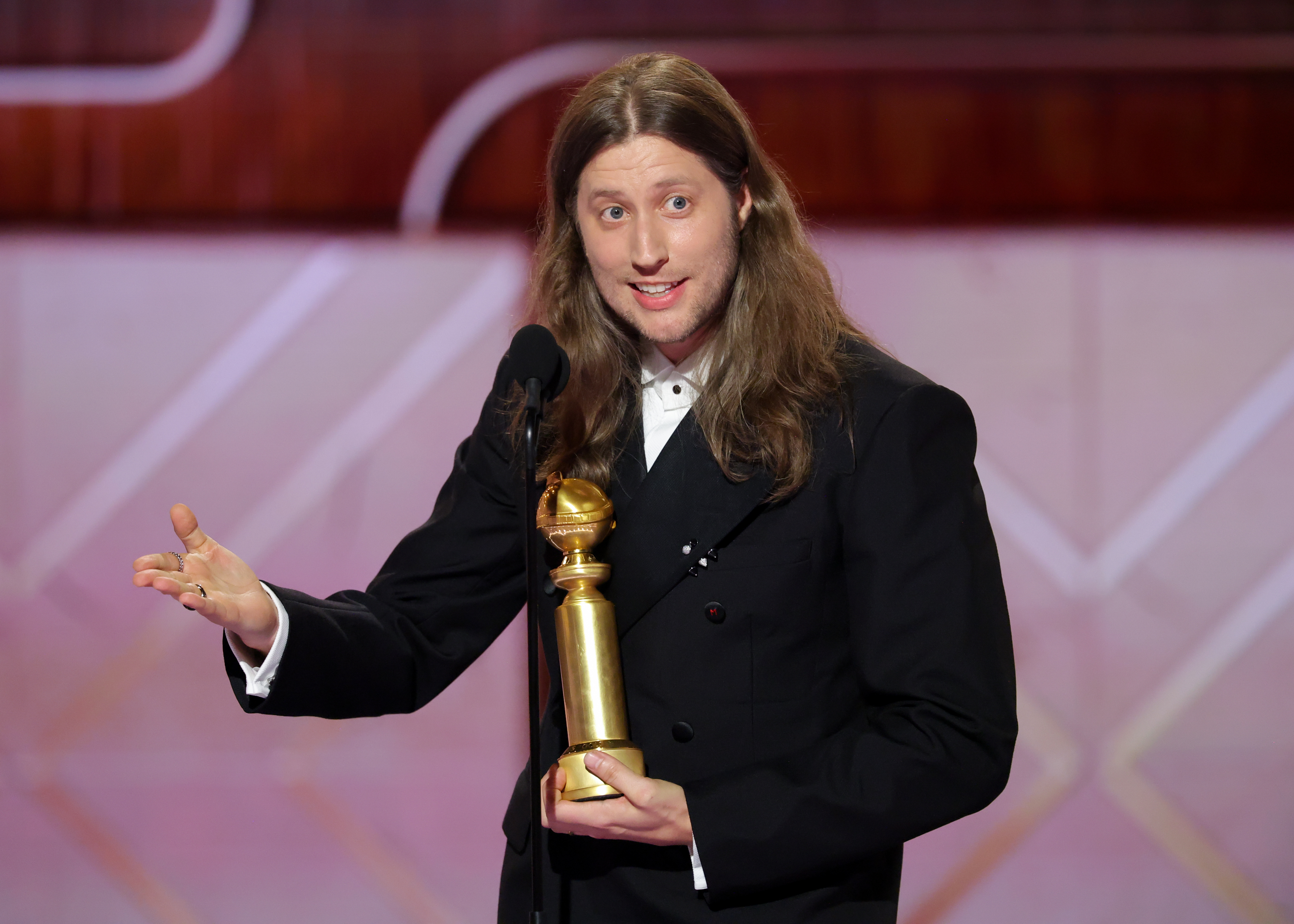 Vencedor escondido: o compositor Ludwig Göransson recebeu prêmio durante intervalo comercial