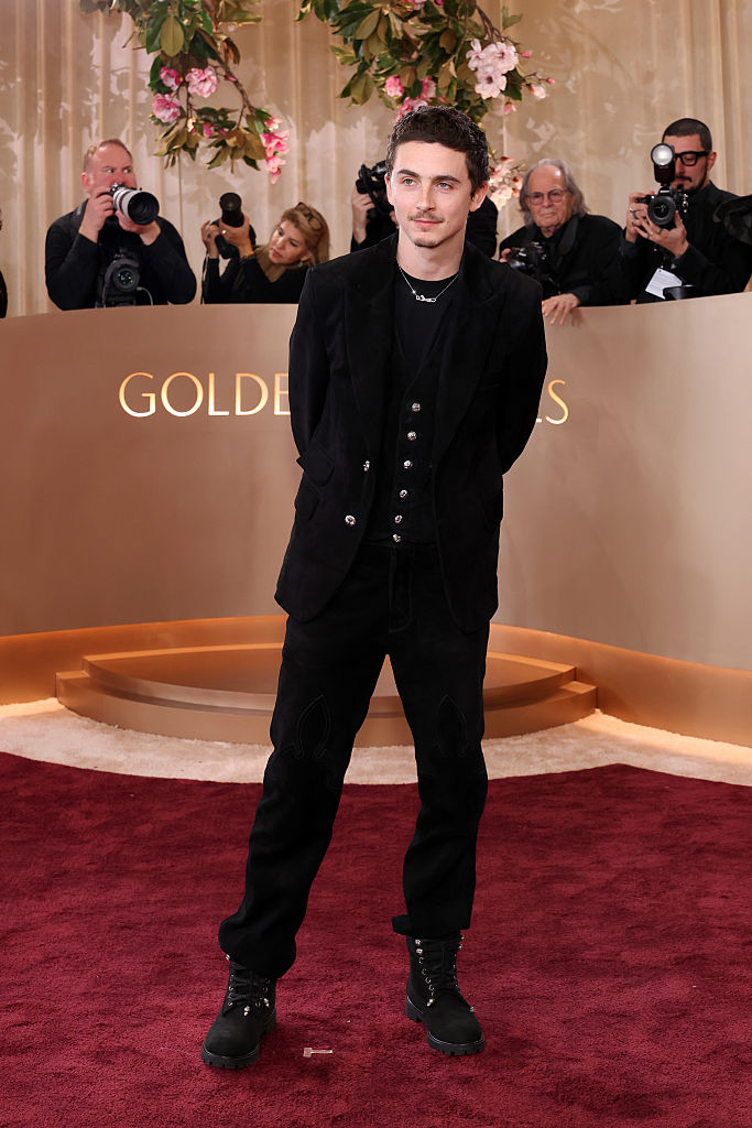 Timoth&eacute;e Chalamet veste Haider Ackermann para Tom Ford