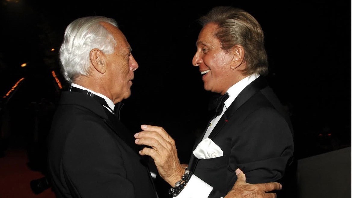Valentino Garavani e Giancarlo Giammetti