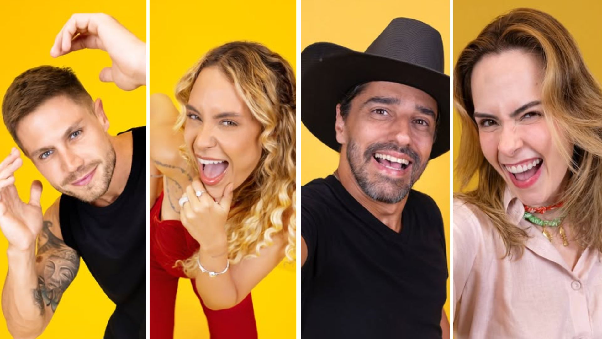 Jonas, Sarah, Cowboy e Ana Paula