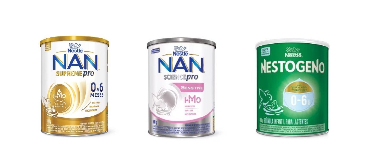 Fórmulas infantis proibidas Nestlé