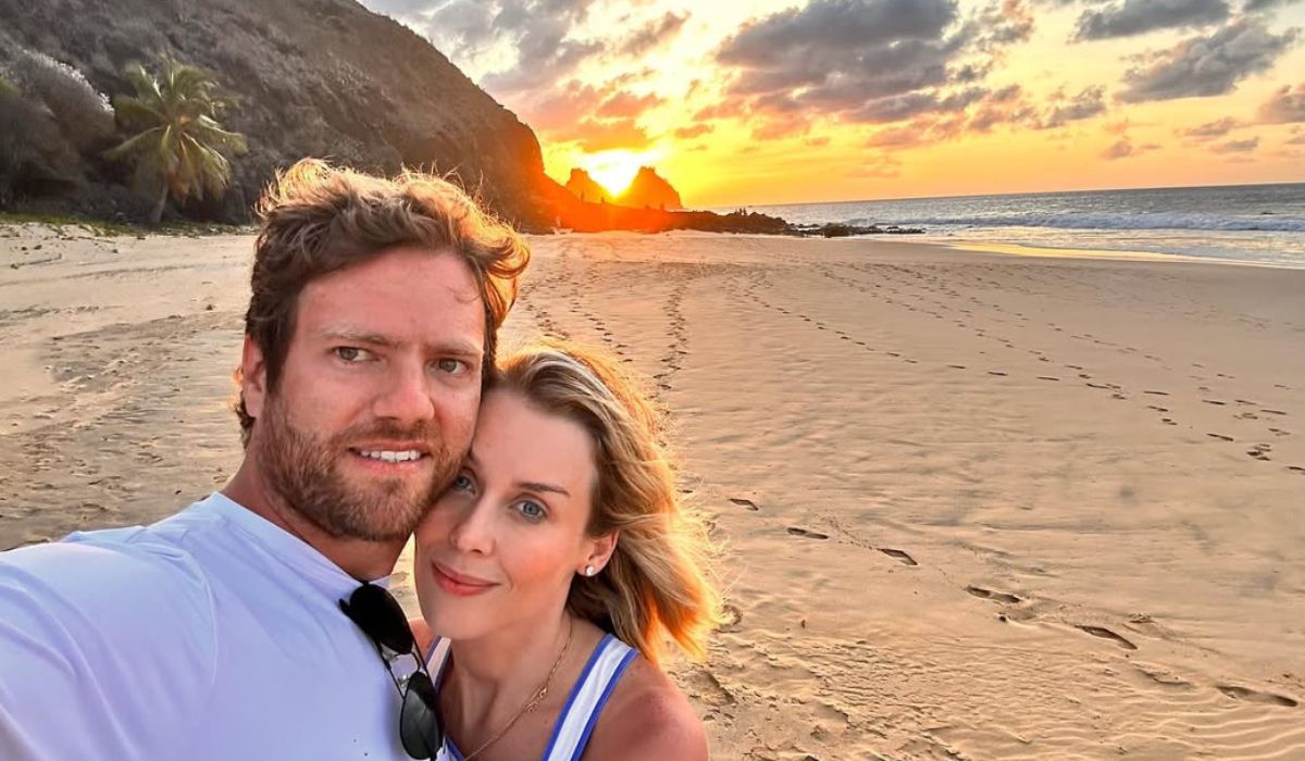 Otto Baumgart e sua esposa, Pamela, em foto publicada nas redes sociais -