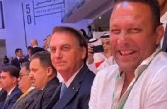 Renzo Gracie ao lado do ex-presidente Jair Bolsonaro