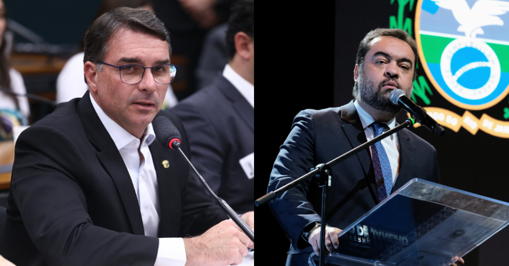 Castro, Altineu e Flávio Bolsonaro preparam reunião para discutir sucessão do governo do Rio