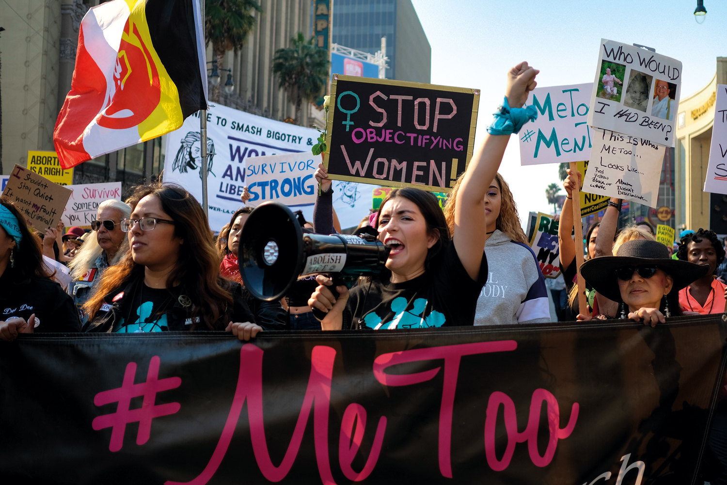 MARCHA -&ensp;Movimento #MeToo: mobiliza&ccedil;&atilde;o global deu visibilidade ao tema e coragem &agrave;s mulheres