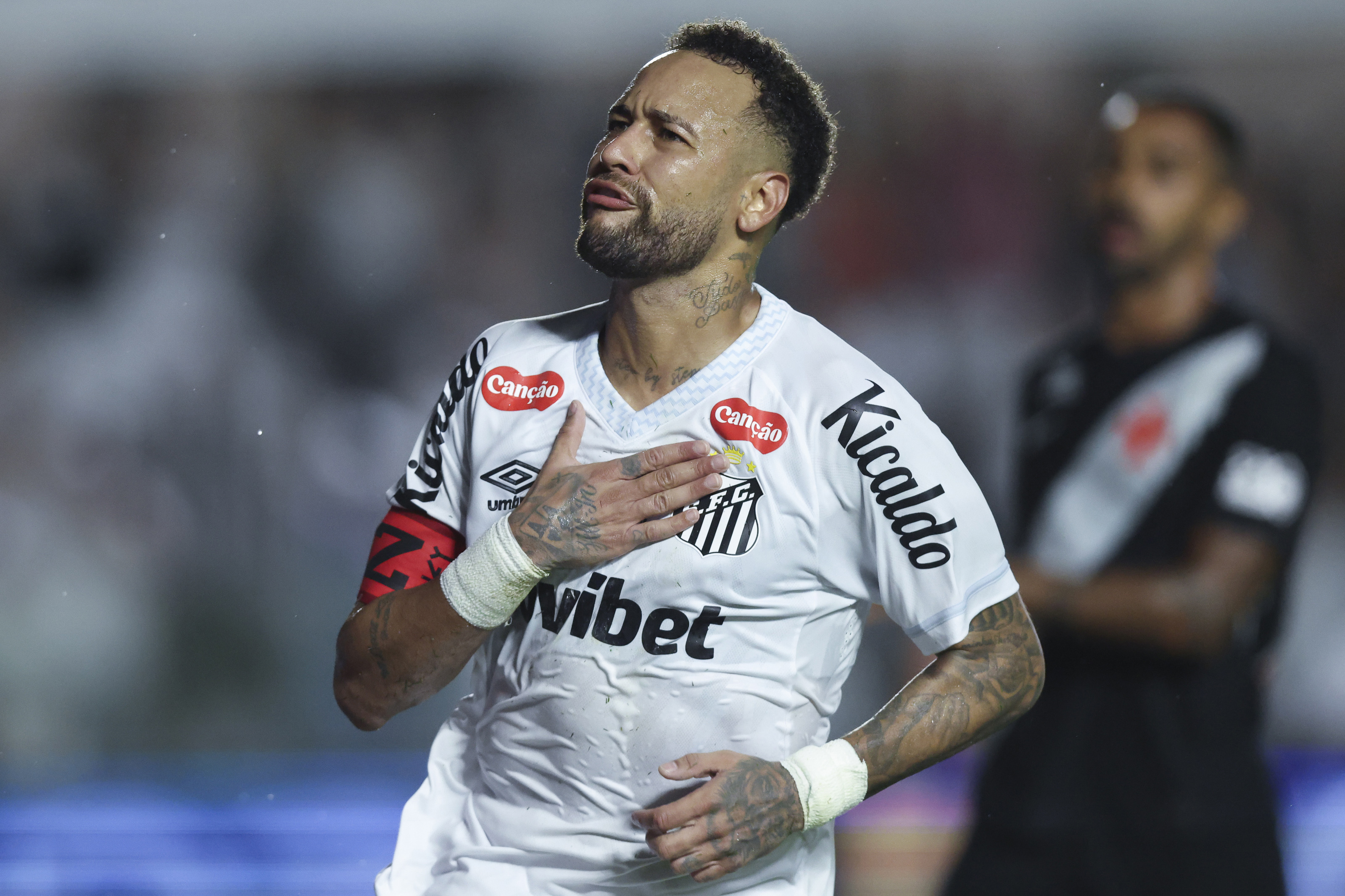 Neymar em Santos x Vasco pelo Brasileirão 2026