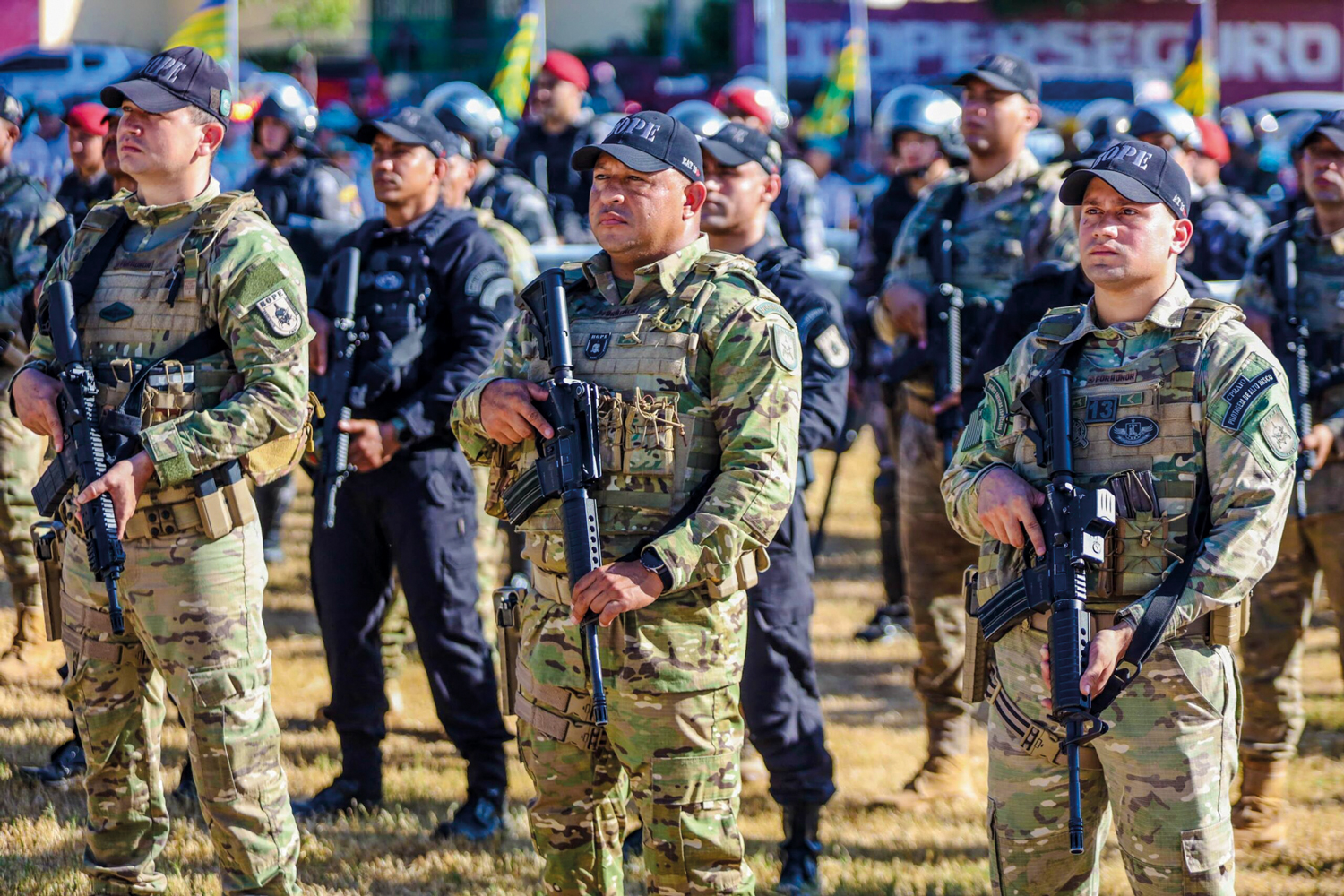 REFOR&Ccedil;O -&ensp;Novos policiais: gest&atilde;o contratou 2&thinsp;600 homens desde 2022