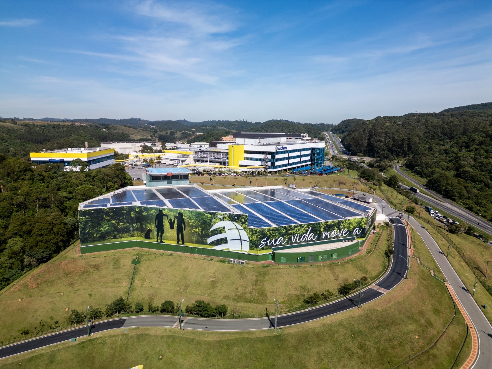 Painel solar  Eurofarma