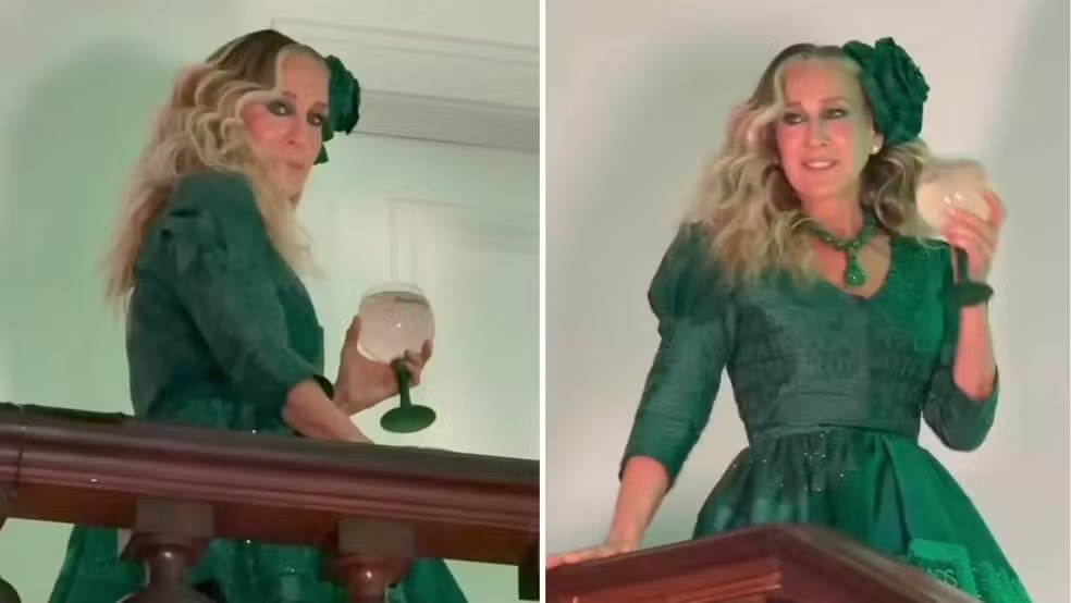 Sarah Jessica Parker no Baile da Arara -