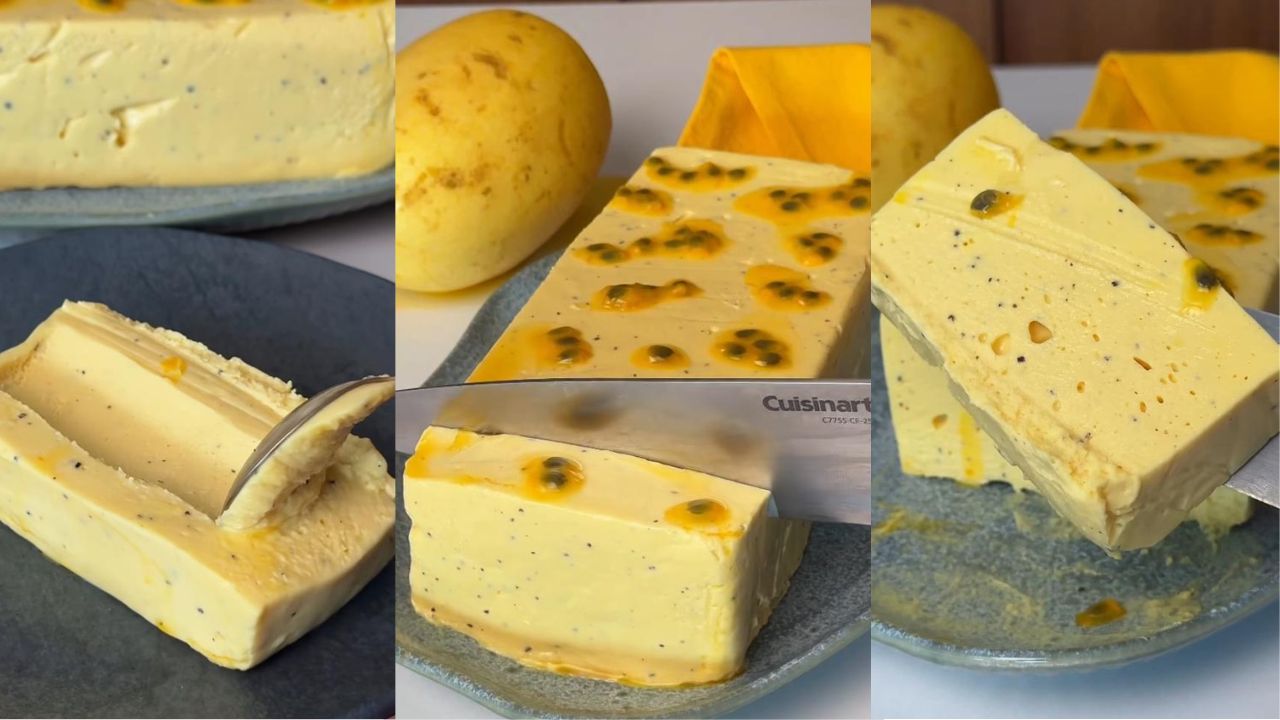 Mousse de maracujá de corte é a sobremesa viral do momento